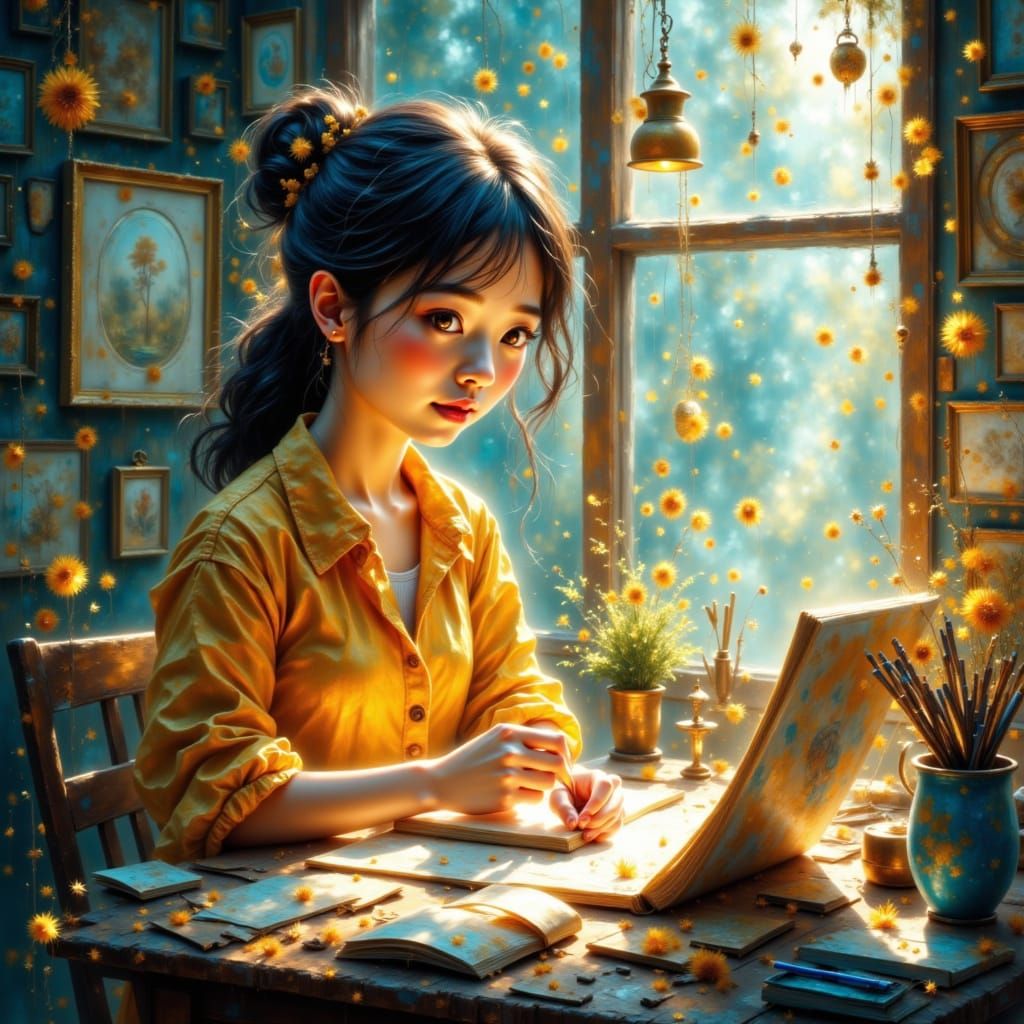 Artist Animates Stories in Vibrant Digital Art Studio