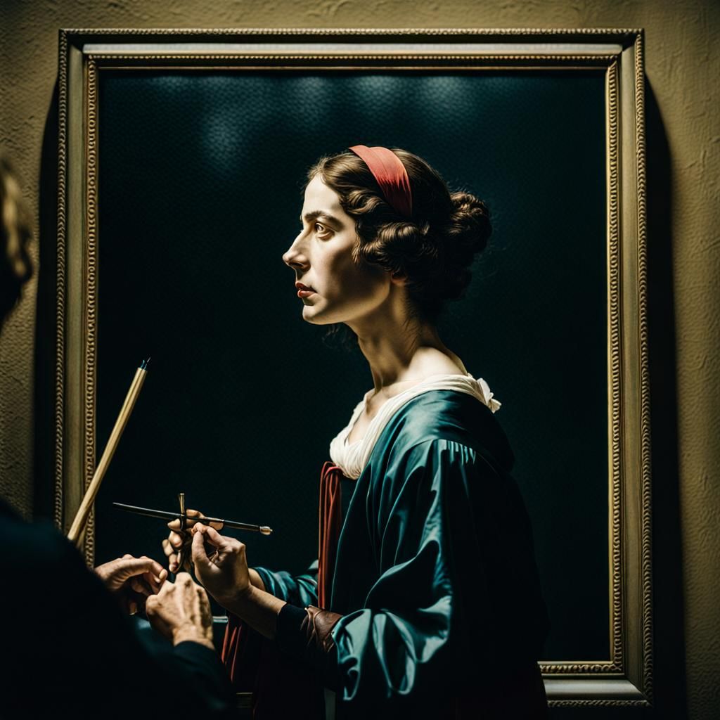 Vintage Film Still in European Style