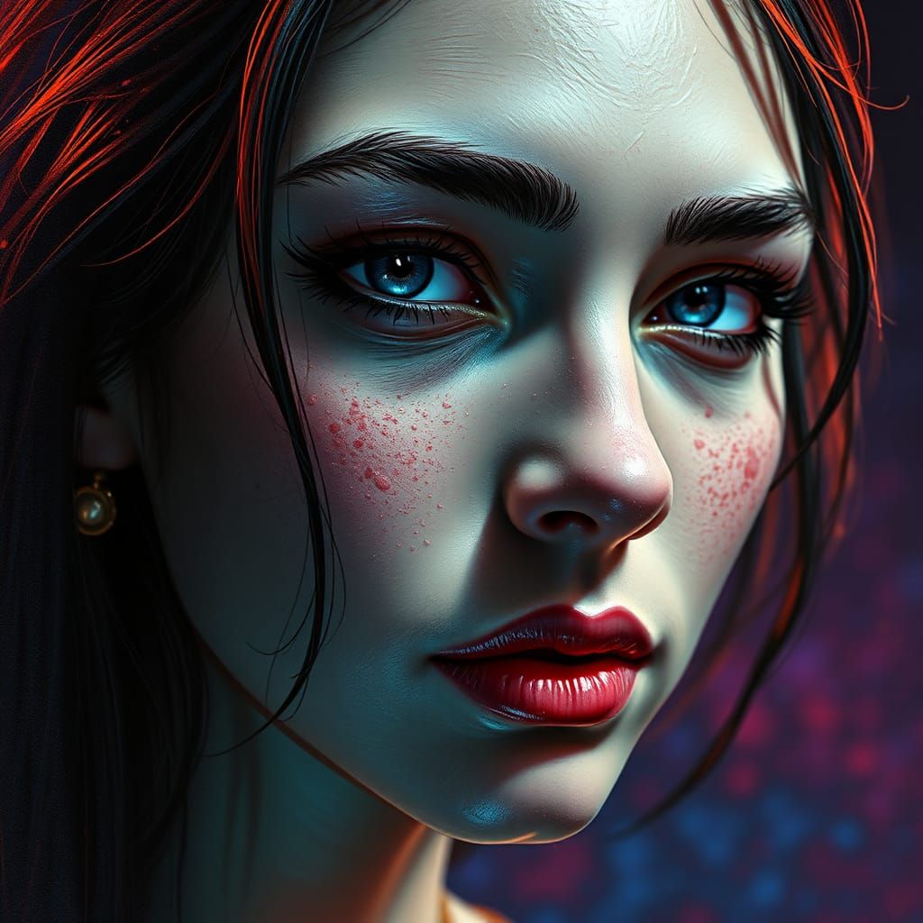 Hyperrealistic Portrait with Dynamic Lighting in Unreal Engi...