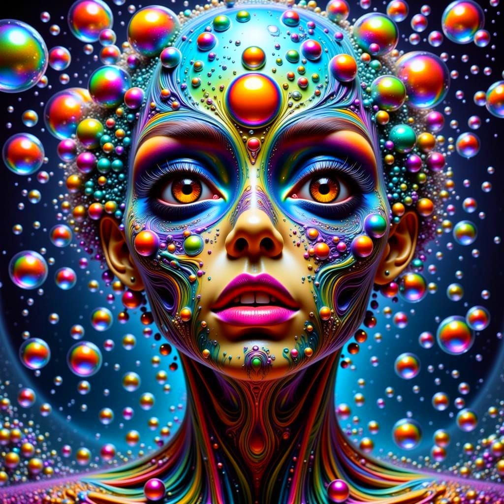 Ethereal Alien Bloom in Despairing Bloom