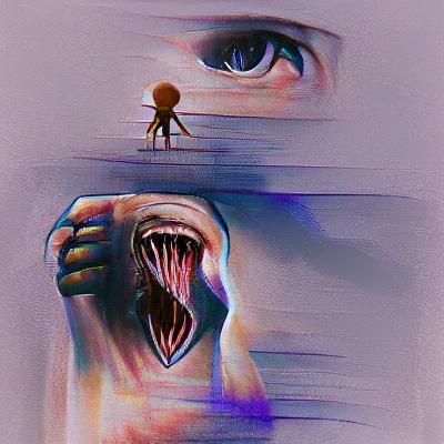 AI Generated Image of Abstract Fear