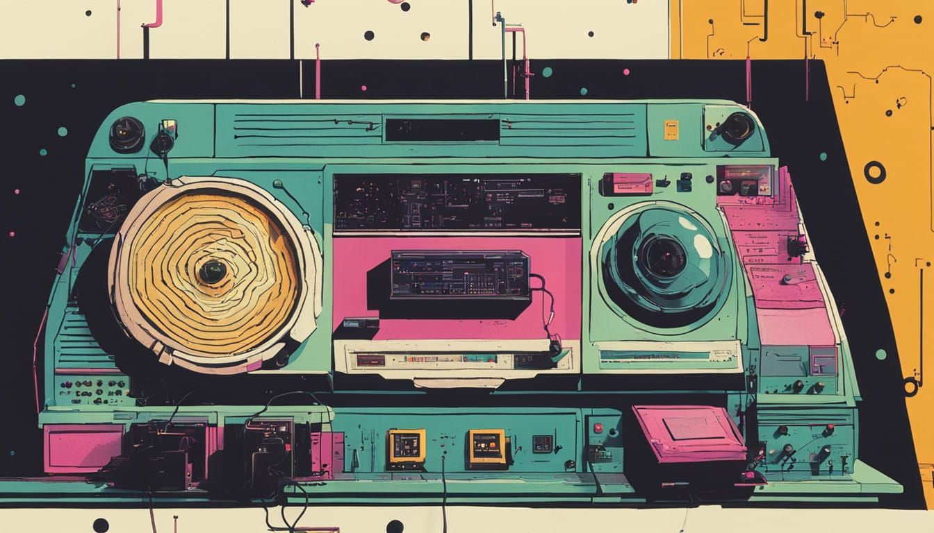 Retrofuturistic Comic Book Art