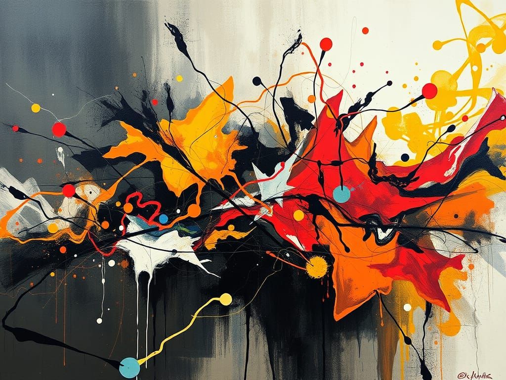 Abstract Thermodynamics Expressionism Art