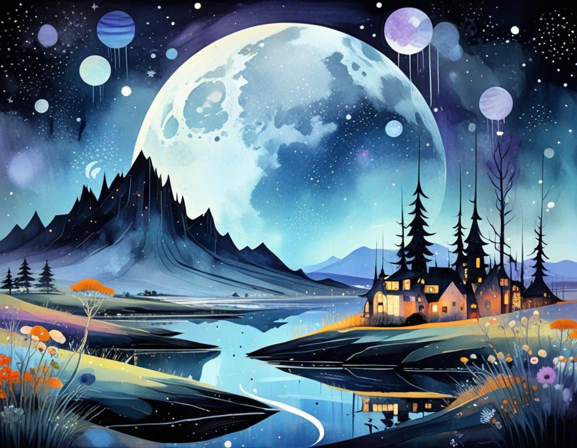 Futuristic Riverscape