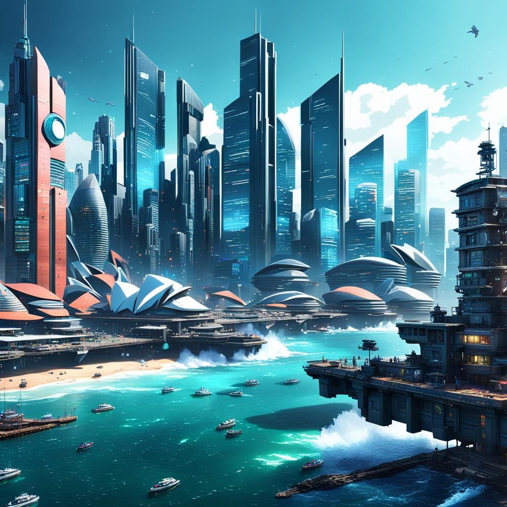 Cyberpunk Sydney: A Futuristic Australian Metropolis