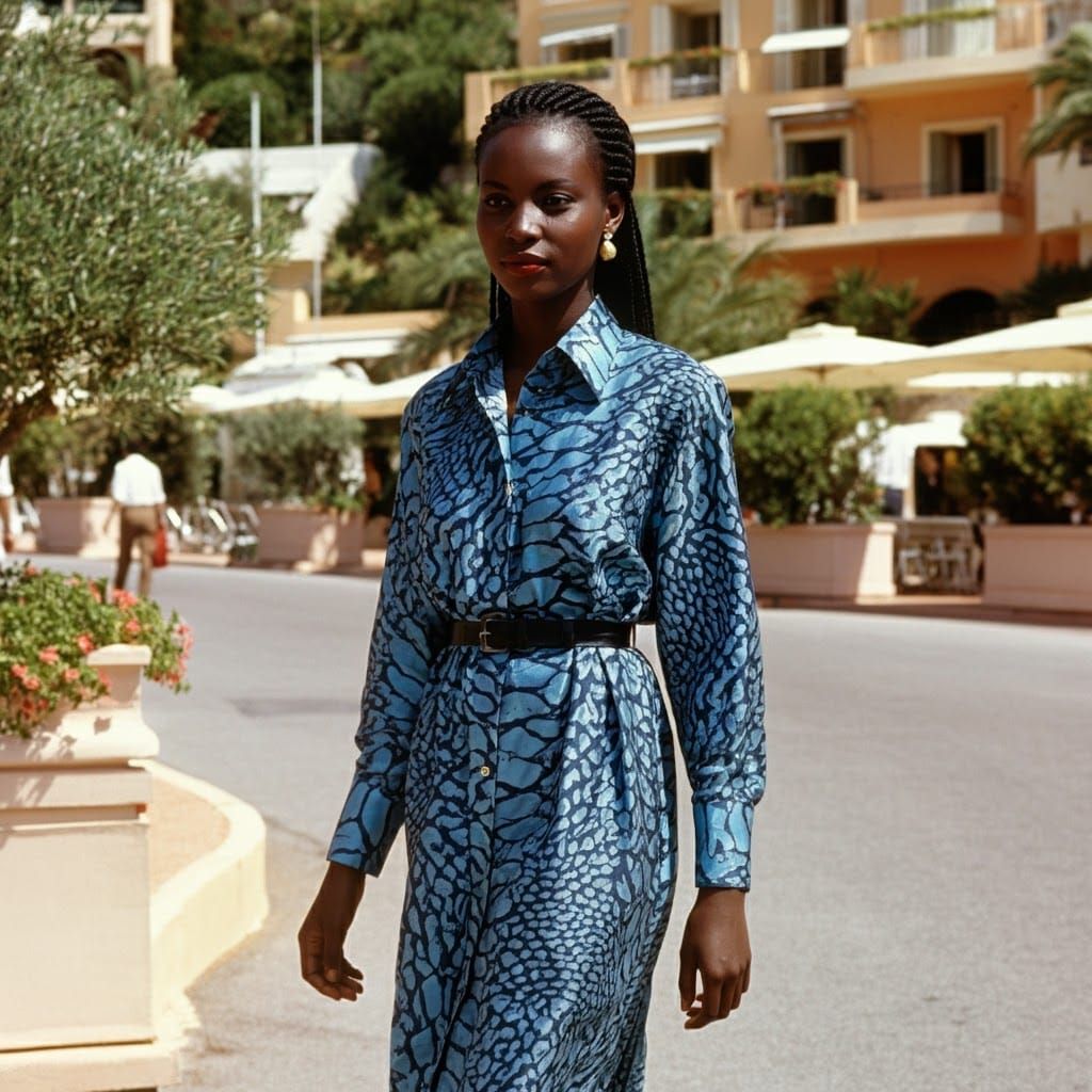 Malian Woman in Gianni Versace Haute Couture 1986