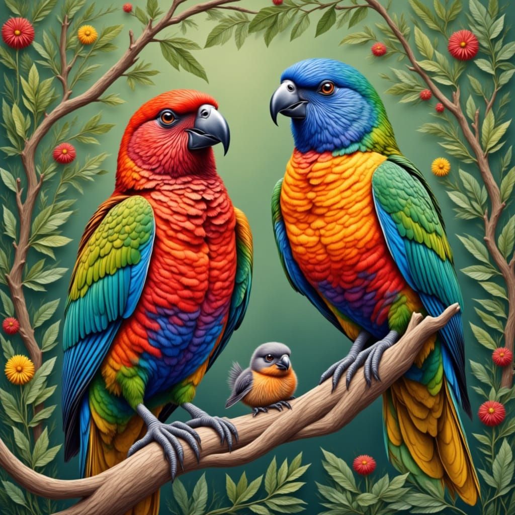 Proud Parrots