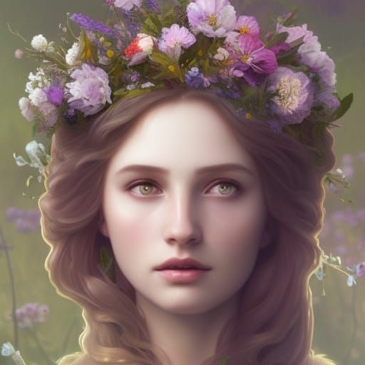 Blodeuwedd, Welsh maiden of flowers