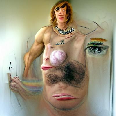 Hyperrealistic Self-Portrait of a Transgender Man