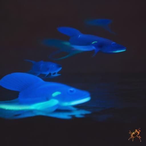 Bioluminescent Creatures in Professional Photography Style