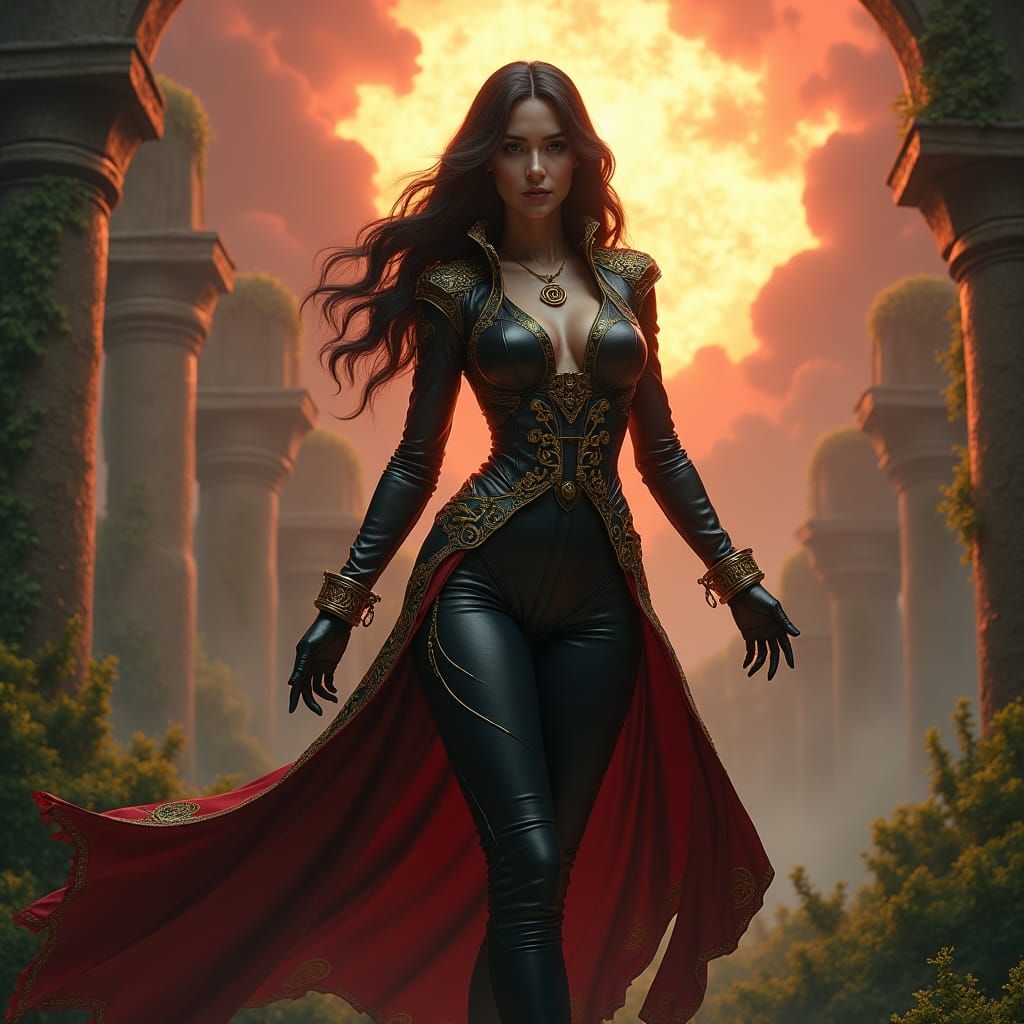 Dante as Ravishing Femme Fatale in Mystical Realm