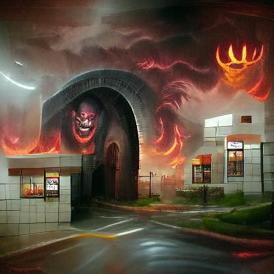 Burger King Drive-Thru: Portal to Hellscape