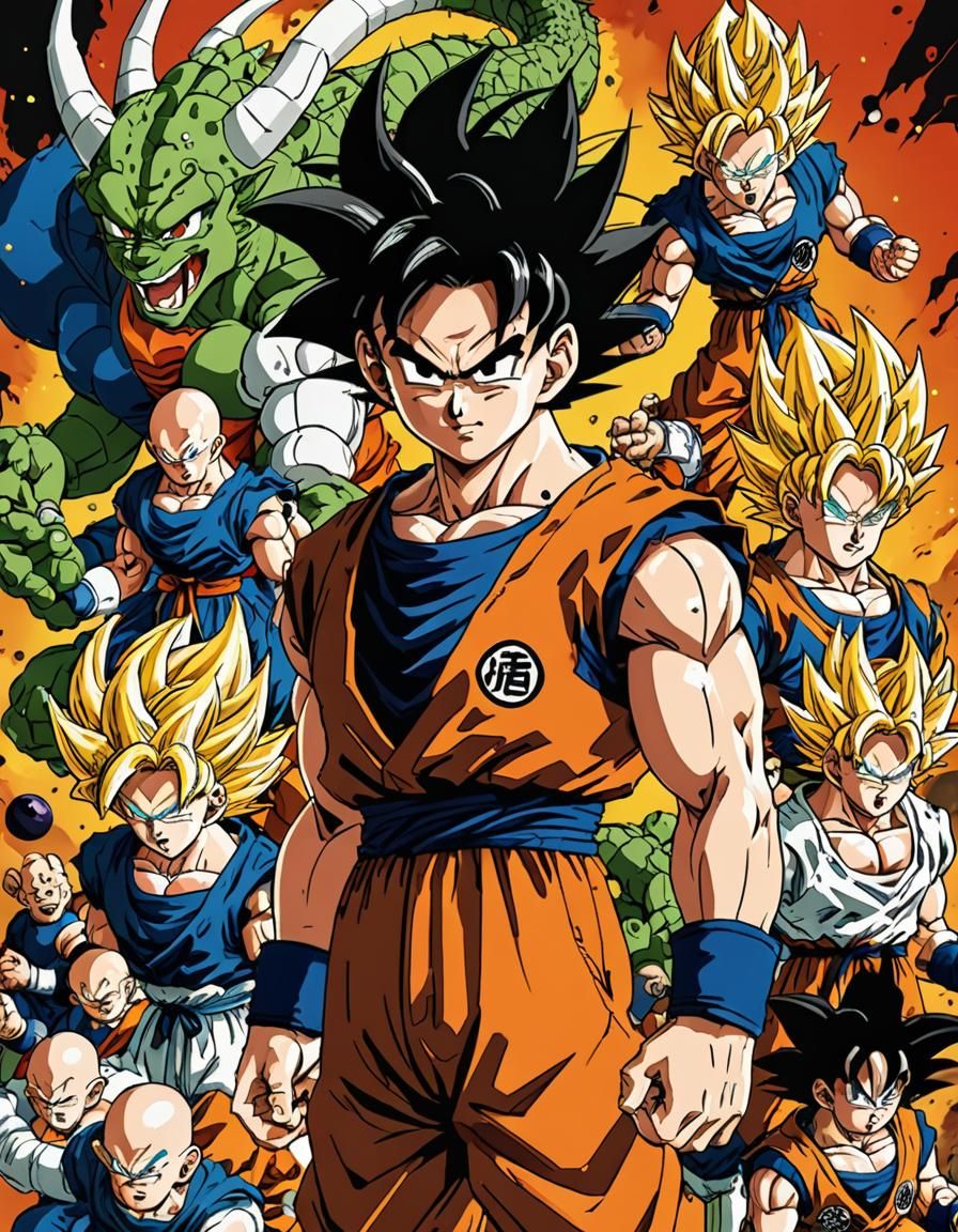 Dragon Ball Super Saiyan in Toriyama Style