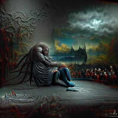 Sinister Depression by Greg Rutkowski, Gustave Doré