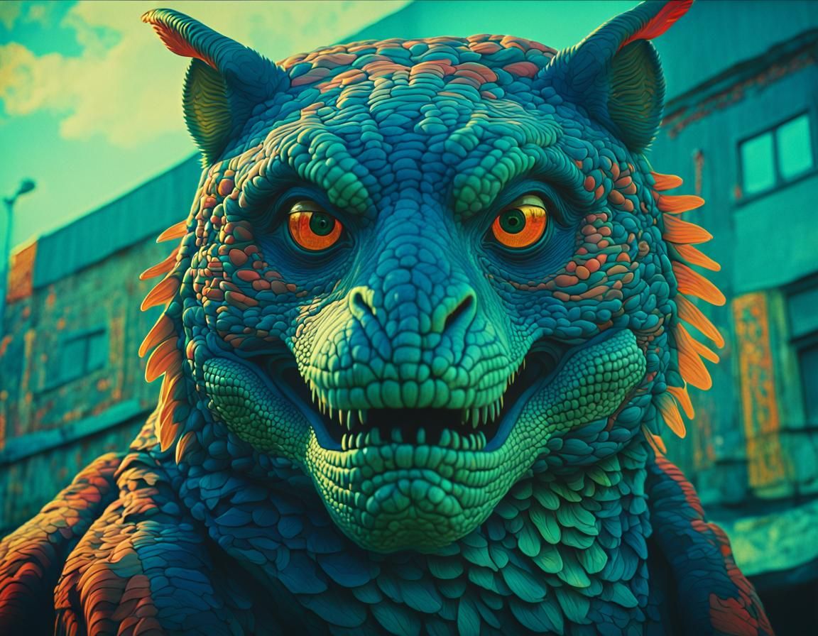 Psychedelic Art Nouveau Abstract Film Still