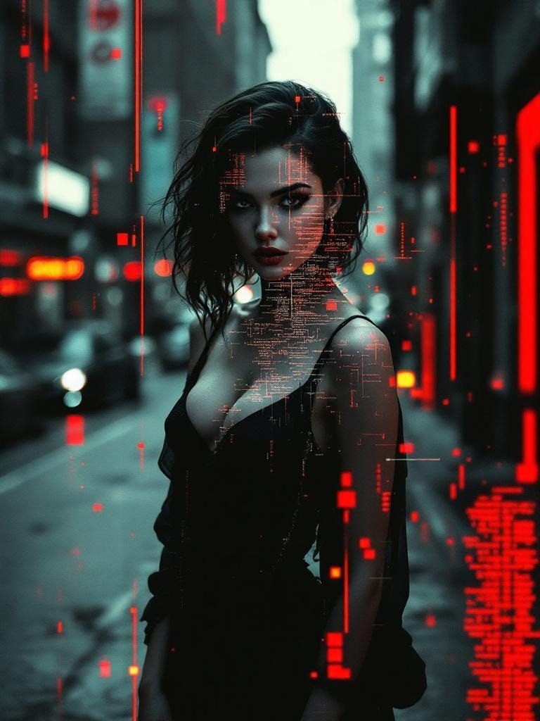 Glitch Photography with Fractal Mathematics and Data Streams