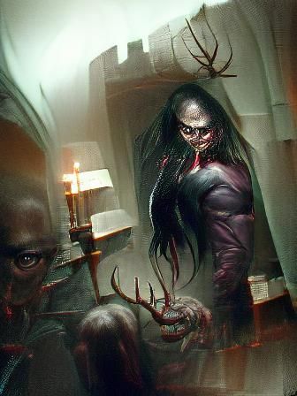 Sinister Figure in Dark Fantasy Style