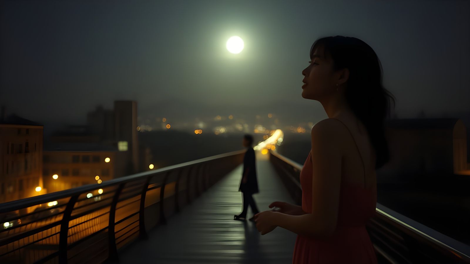 Emotional Music Video Concept with Moon Motif