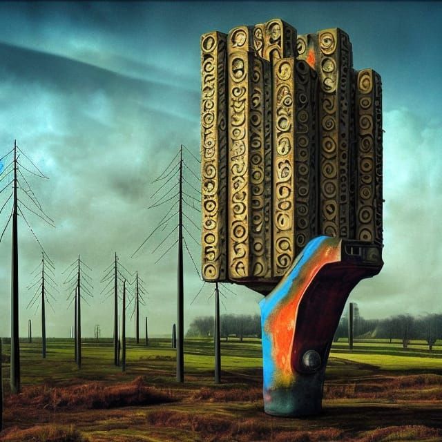 Forgotten brutalist monument