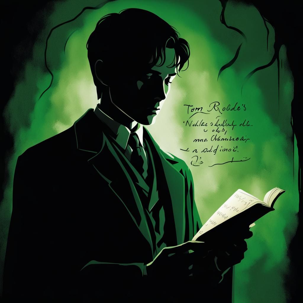 Tom Riddle's Diary: Chamber of Secrets Scene