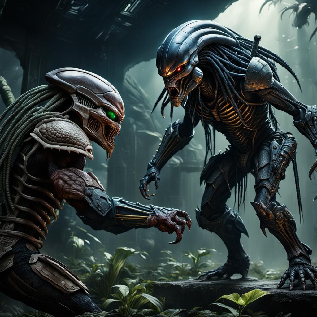 Alien vs Predator: Detailed Matte Painting