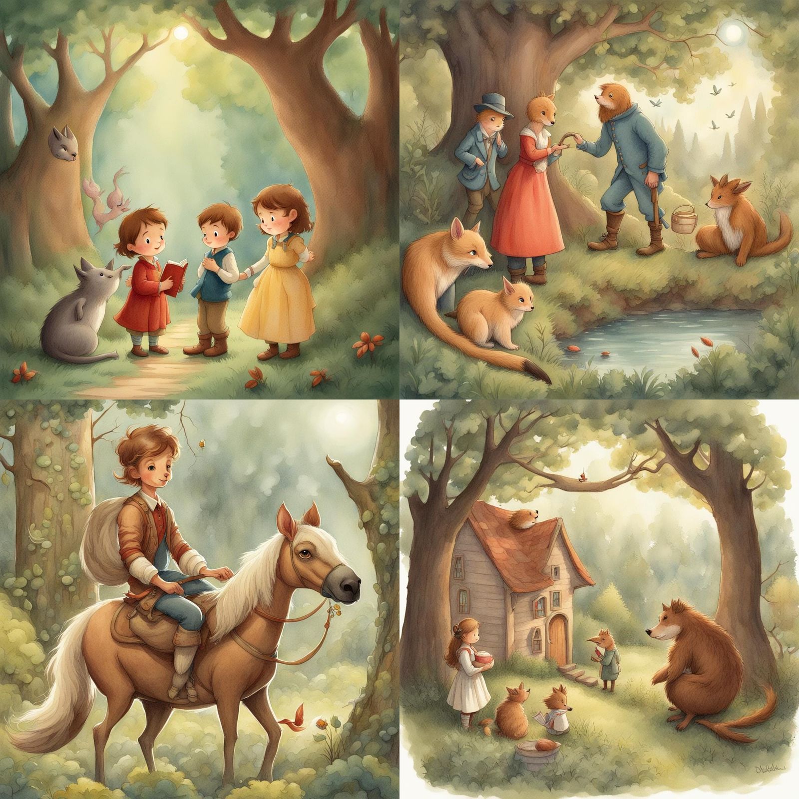 Classic Storybook Illustration