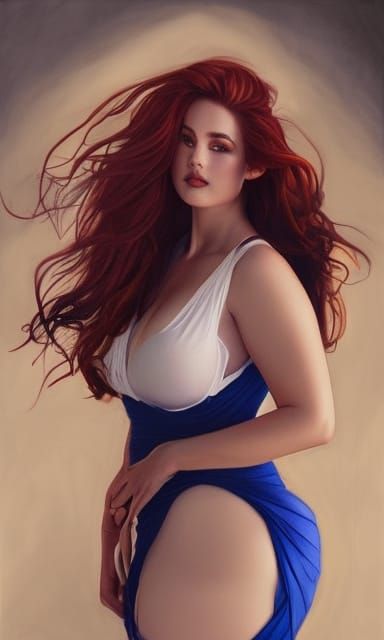 Alluring Goddess with Intricate Armor in Digital Art