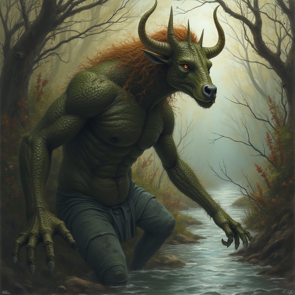 Epic Fantasy Landscape in Todd Lockwood's Style