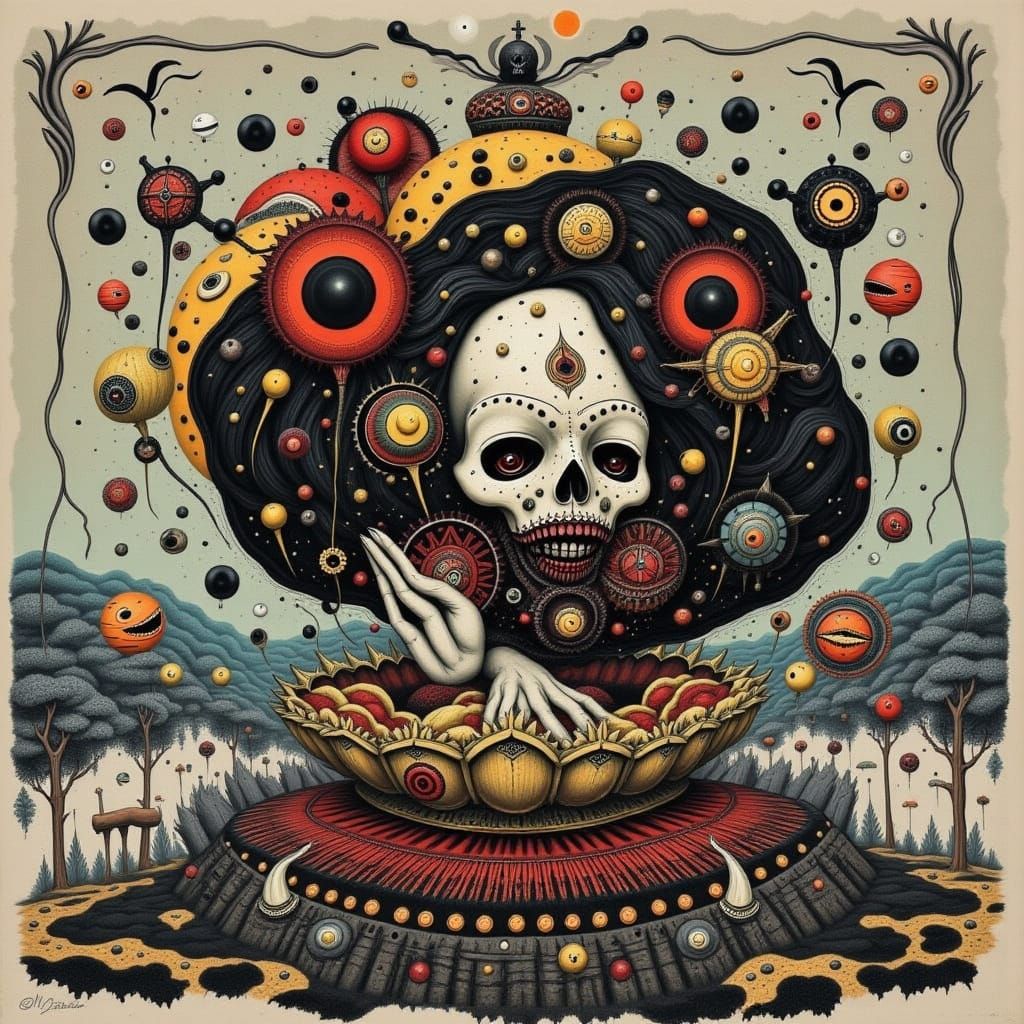 Kinetic Soul Portrait with Dark Magic