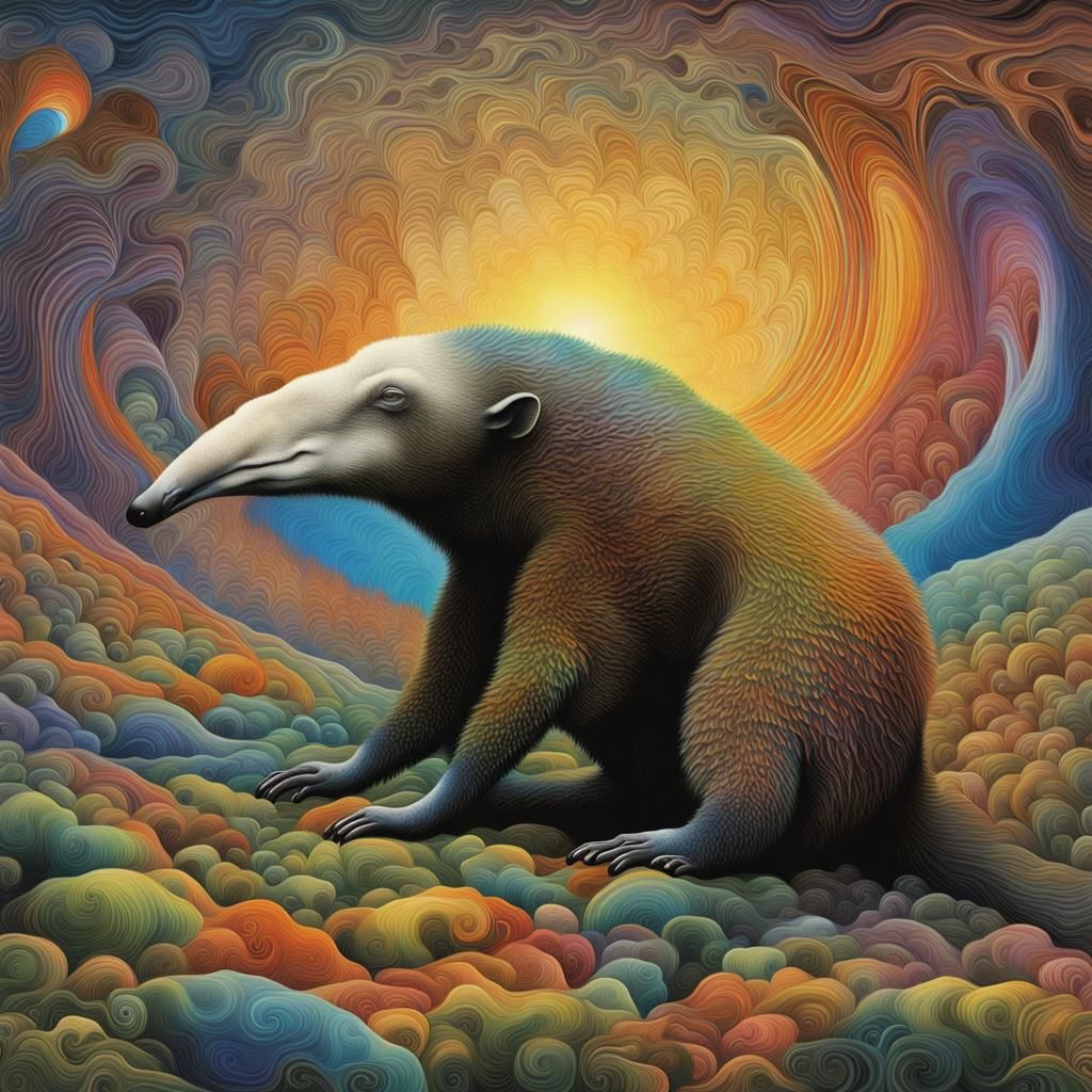 Abstract anteater