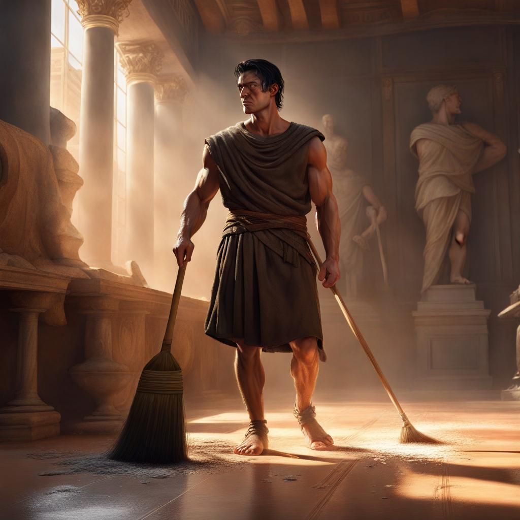 Roman Slave at Work (Clemens)