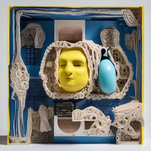 Chewing Gum and Wood Workmen in Brave New World Style