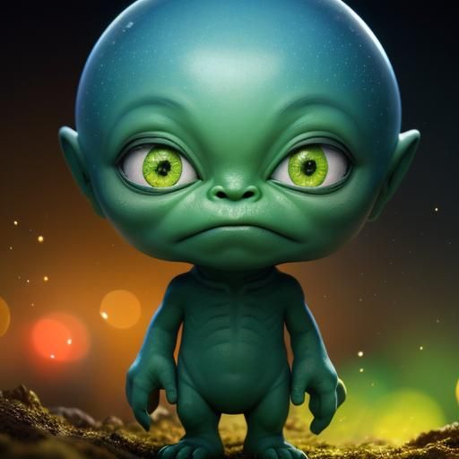 Attractive Extraterrestrial Beings in 8K Resolution