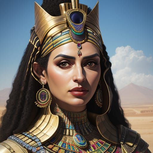Queen of Egypt: Photorealistic HD Portrait