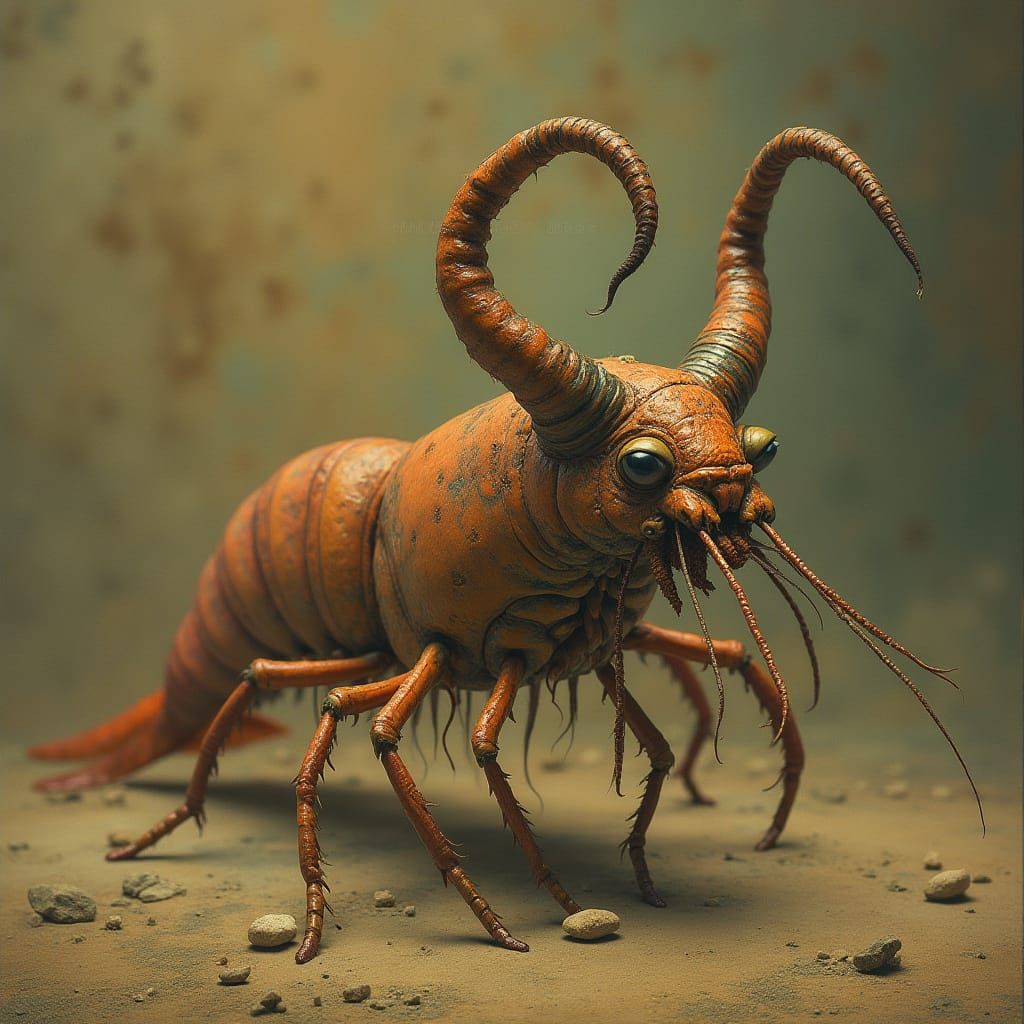 Mystical Scampi in Diabolo Horns