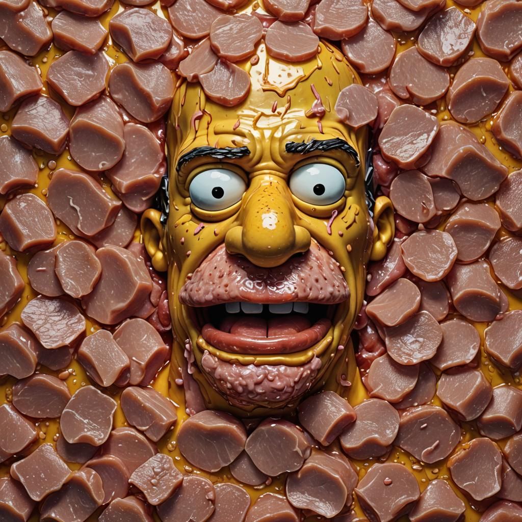 Homer Simpson steak