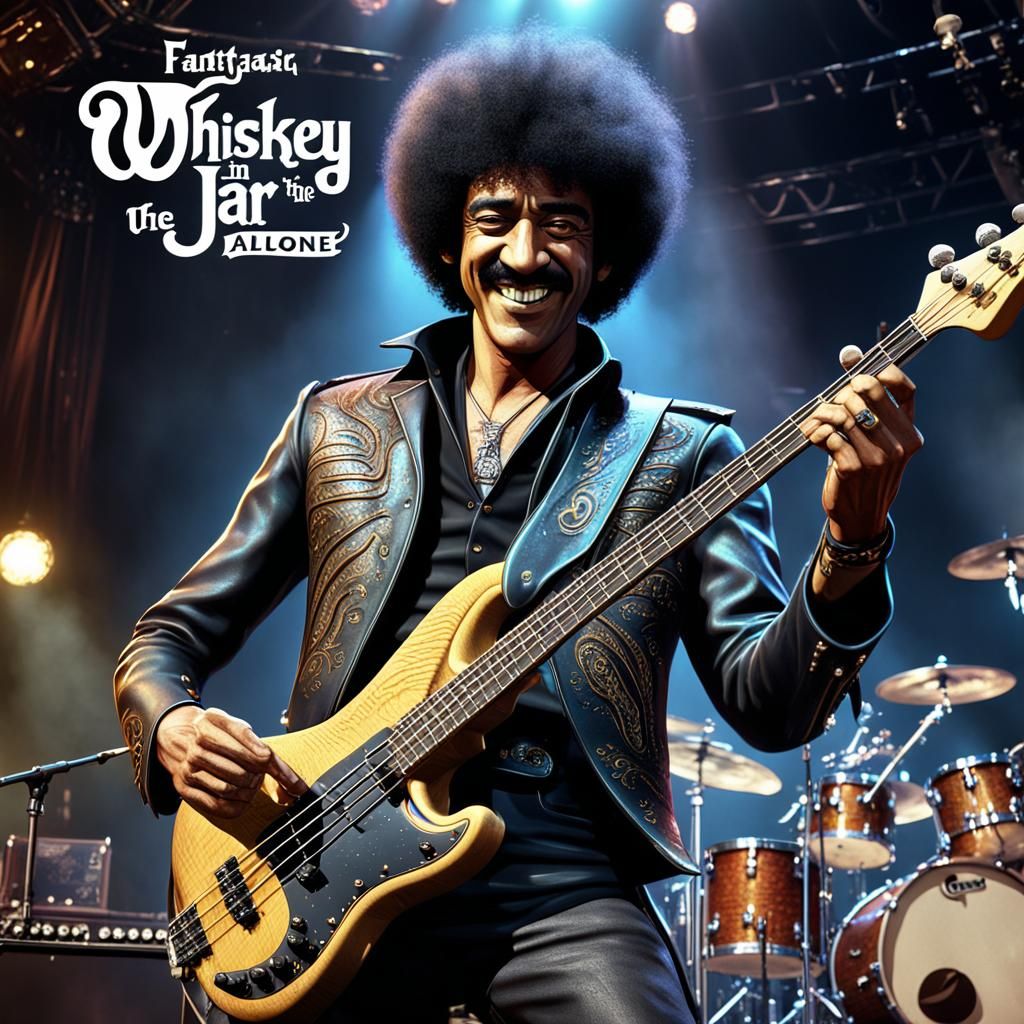 Phil Lynott plays "WHISKEY IN THE JAR"