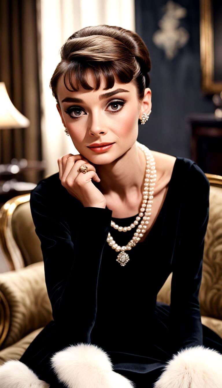 Audrey Hepburn in Elegant Style