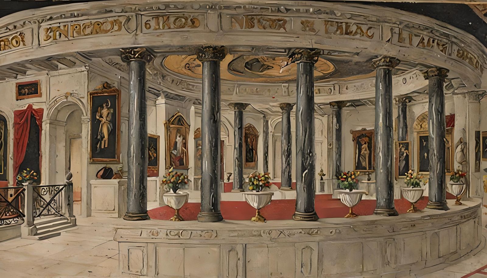 Nero's Revolving Banquet Hall: A Roman Marvel