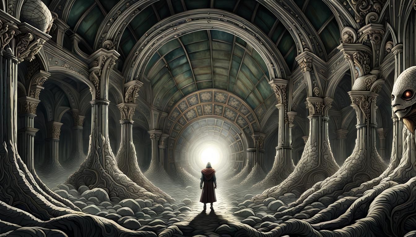 Android of Hope Fighting Dark Powers