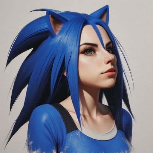 Hedgehog Paints a Portrait: Textured Art