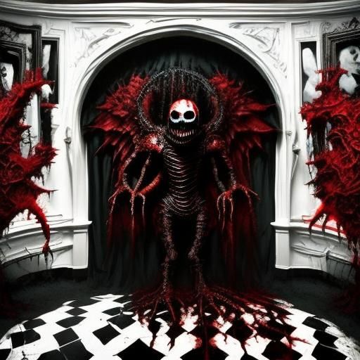 Rococo Horror: A Character Burns the World