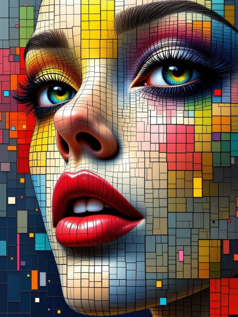 Futuristic Cityscape in Neon Hues