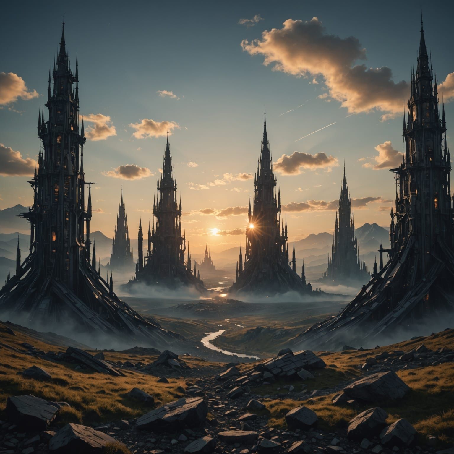 Cosmic Infinity Explored in Abstract Digital Art