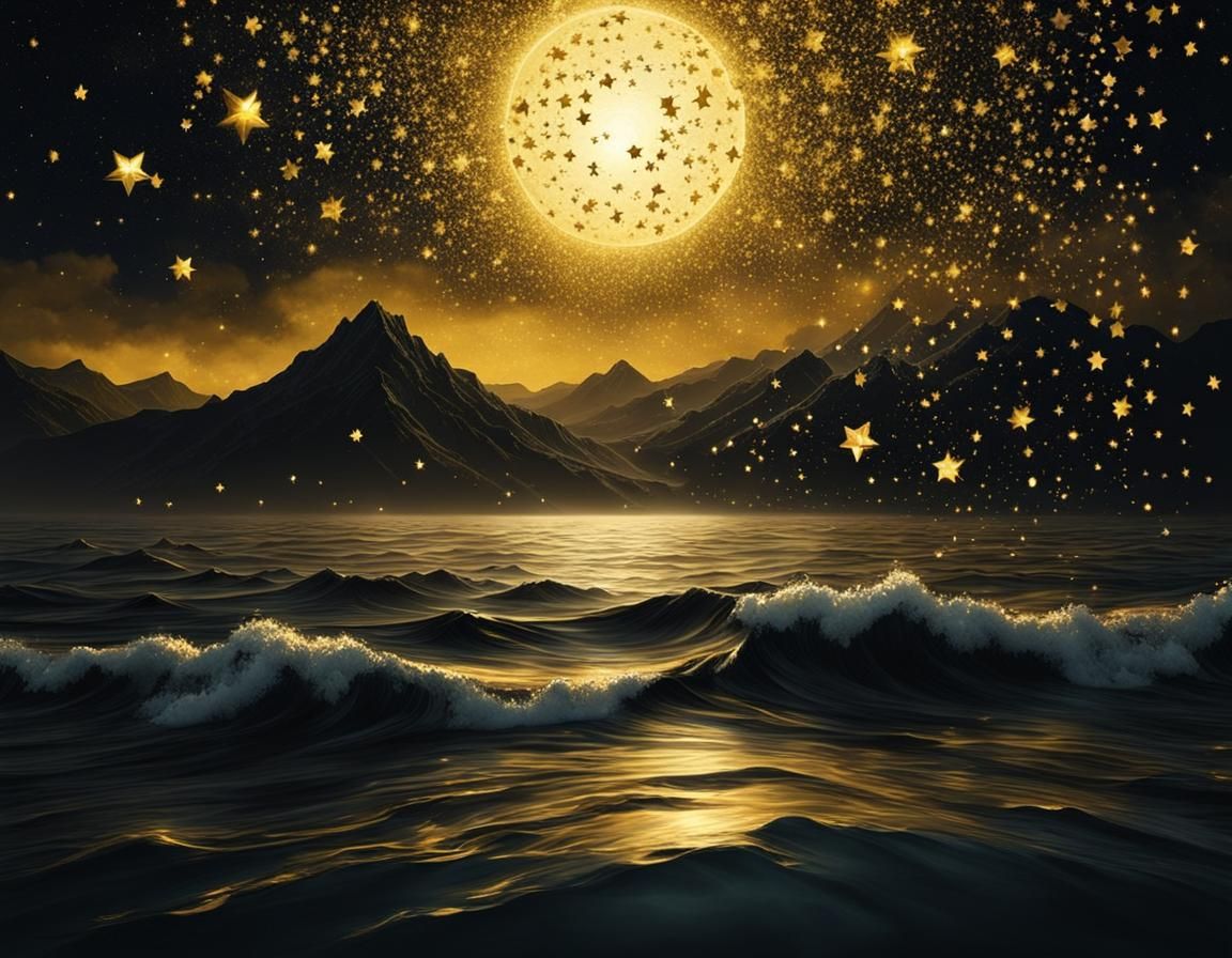 Moonlit, Falling Stars