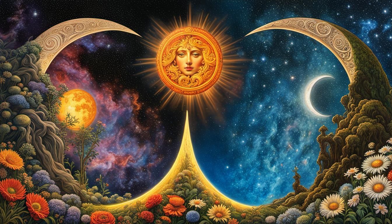 Sun and Moon Reach Across the Cosmos