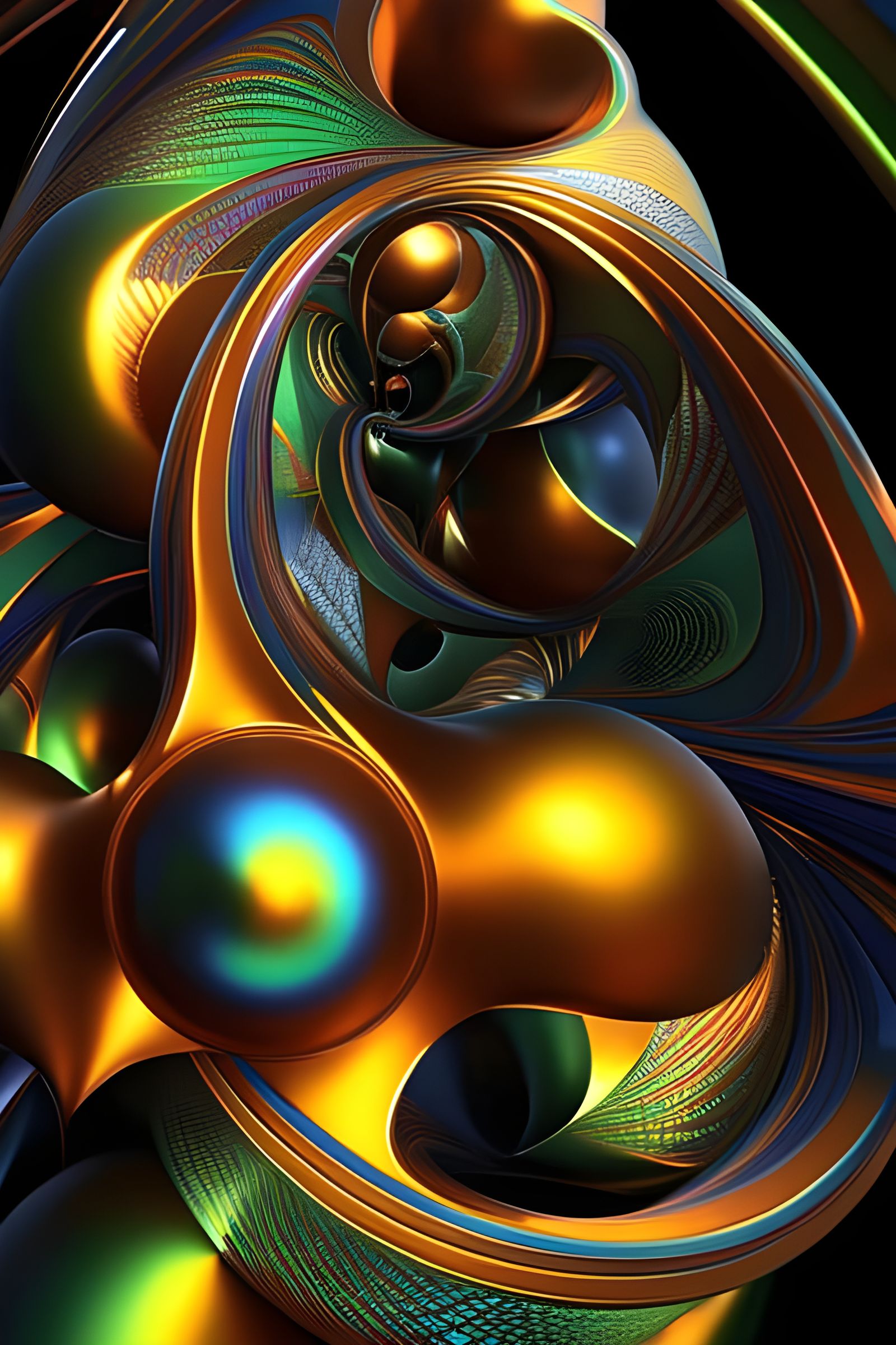 Geometric Abstract in Polychromatic Colors