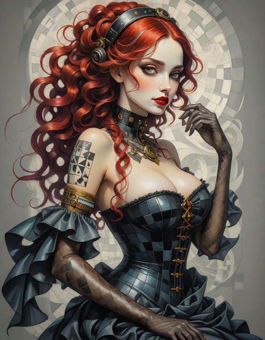 Steampunk Chibi in Vivaldi's Four Seasons Style