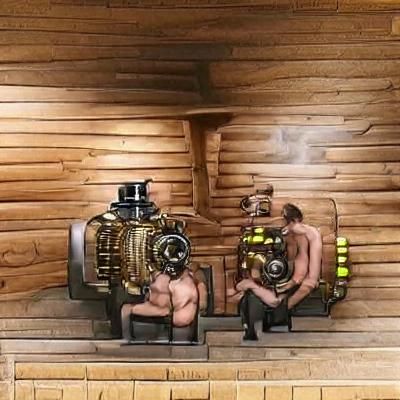 Steampunk Sauna: Men Sharing Feelings
