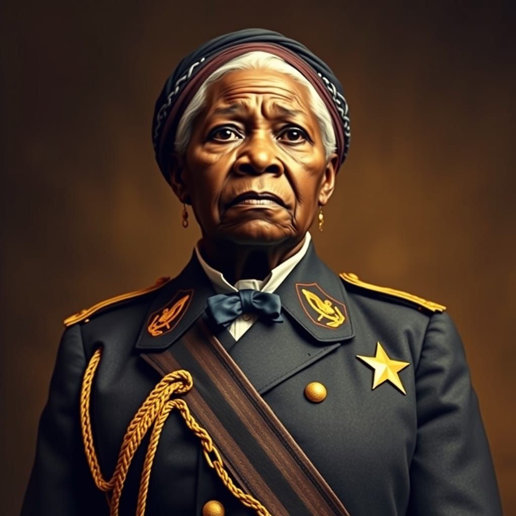 Civil War-Era General Harriet Tubman Exudes Wisdom and Autho...